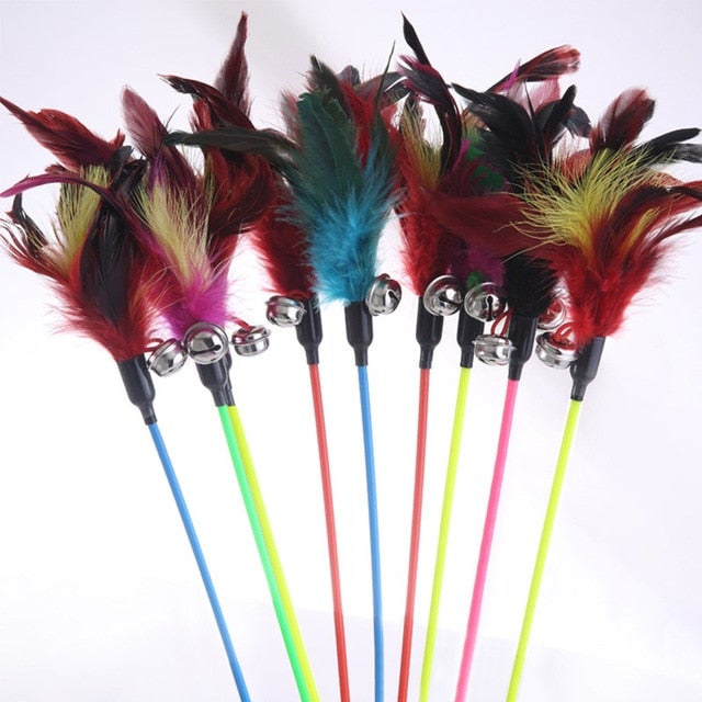 Cat Stick Feather Toys