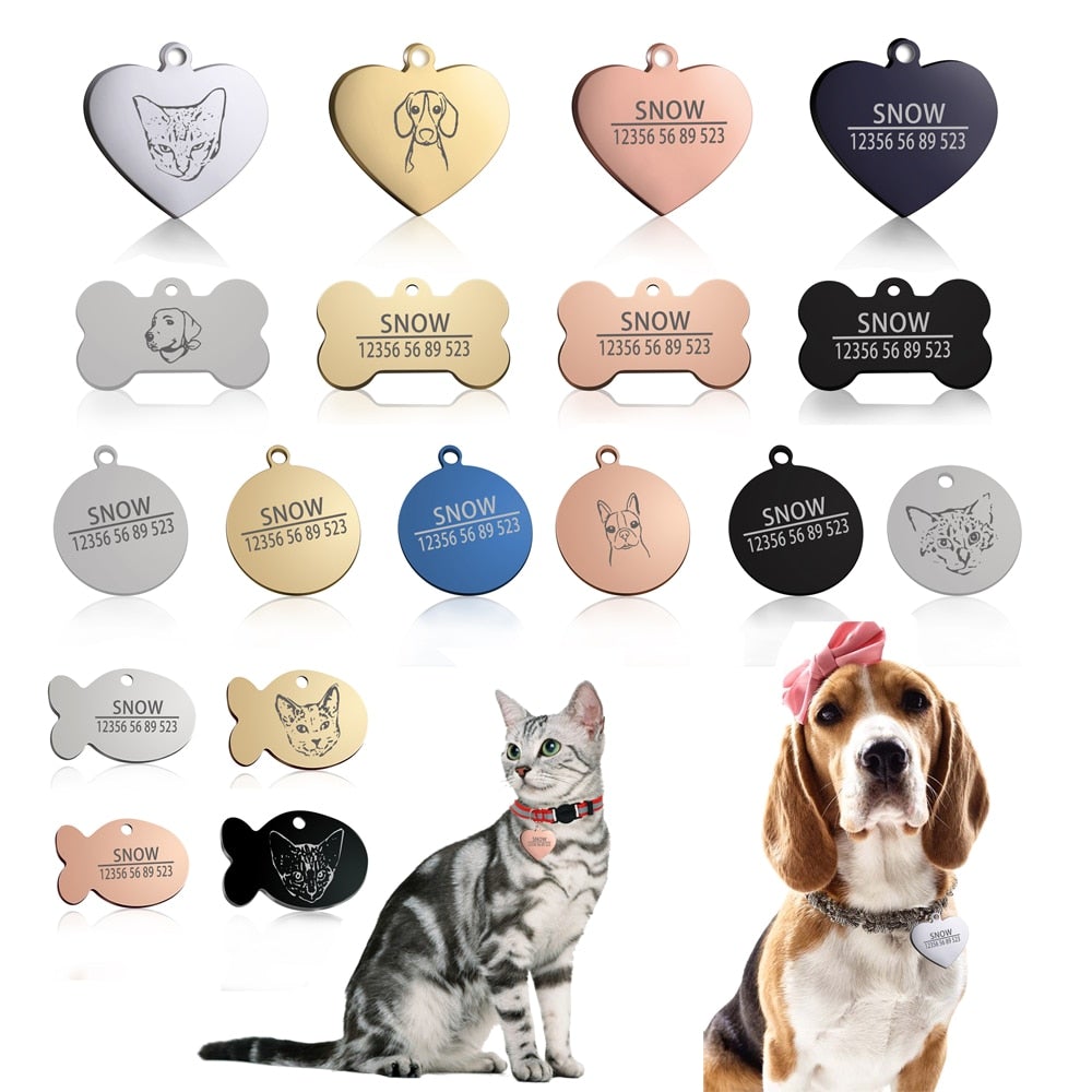 Pet Engraving Personalized ID Tag